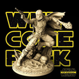 The Mandalorian Statue Star Wars3d Archivos Stl Impresión 3d