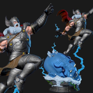 Old King Thor Stl/obj Impresión 3d