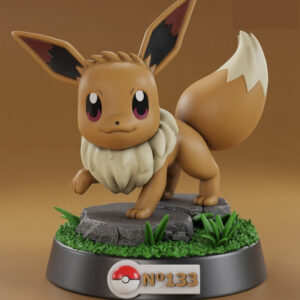Pokemon 133 Eevee Ps Archivo Stl Para Impresión 3d