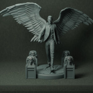 Lucifer Stl Obj Impresion 3d