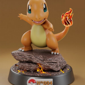 Pokemon 004 Charmander Ps Archivo Stl Para Impresión 3d