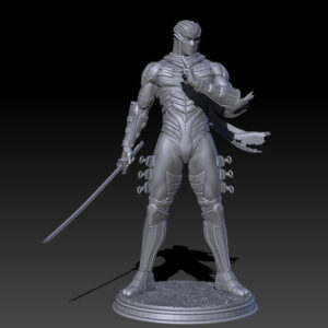 Ninja Gaiden Ryu Hayabusa Archivo Stl Para Impresión 3d