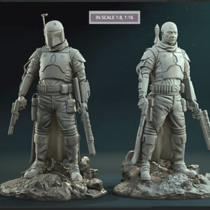 Star Wars Boba Fett 2022 V1 G Archivo Stl Para Impresión 3d