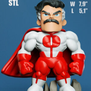 Invencible Omni-man Chibi 3dxm Archivos Stl Impresión 3d