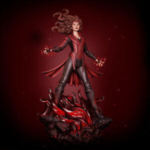 Marvel Scarlet Witch Wanda Stl/obj Para Impresión 3d