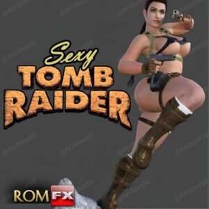 Lara Croft Sexy Archivo Stl Obj Para Impresion 3D