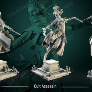 Cult Assassin Archivo Stl Obj Para Impresion 3D