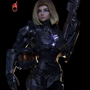 Master Chief Archivo Stl Obj Para Impresion 3D
