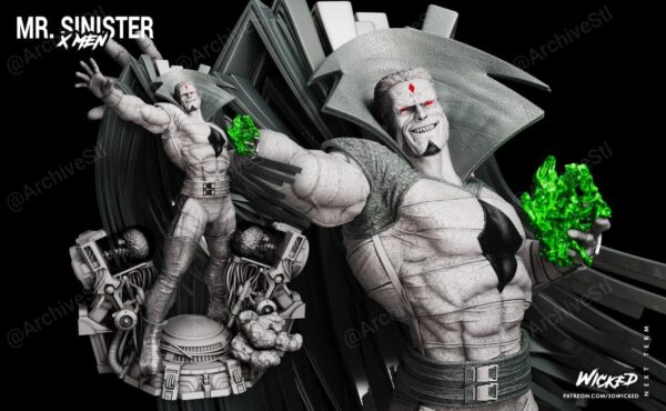 Mr Siniestro Archivo Stl Obj Para Impresion 3D