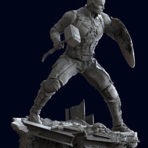 Captain America Archivo Stl Obj Para Impresion 3D