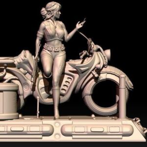 Ciri Cyberpunk Style Archivo Stl Para Impresion 3D