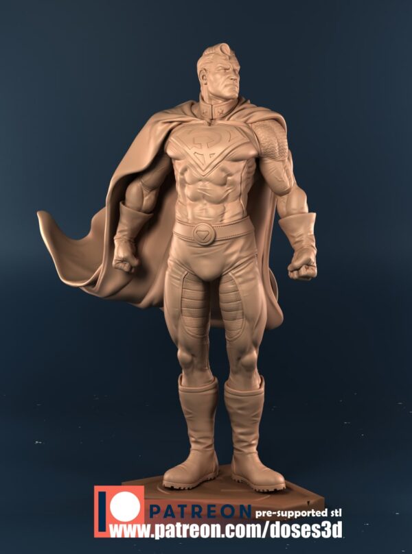 Red Superman Archivo Stl Para Impresion 3D