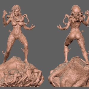 She Venom Archivo Stl Para Impresion 3D