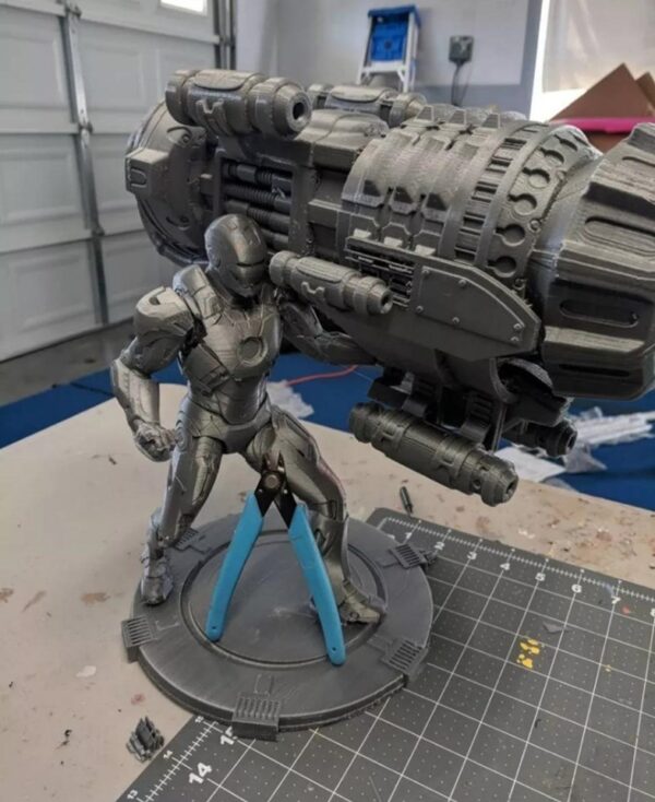 Iron Man Mk7 Proton Cañon Archivo Stl Para Impresion 3D