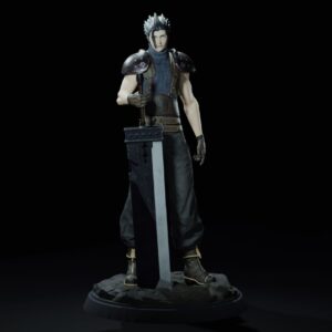 Zack Fair Final Fantasy Archivo Stl Para Impresion 3D