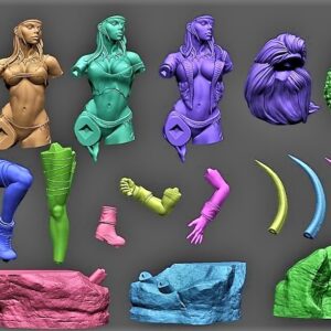 Rogue Savage Land Archivo Stl Para Impresion 3D