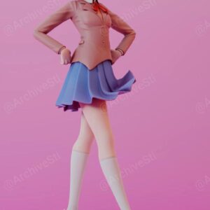 Doki Doki Archivo Stl Para Impresion 3D