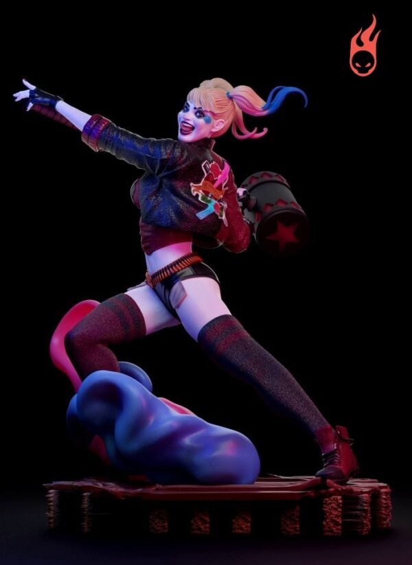 Harley Quinn Archivo Stl Para Impresion 3D