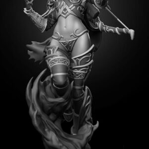 Sylvanas Windrunner Wow Archivo Stl Para Impresion 3D