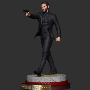 John Wick 3D Archivo Stl Para Impresion 3D