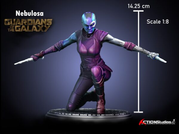 Nebula Guardianes Galaxia Archivo Stl Para Impresion 3D