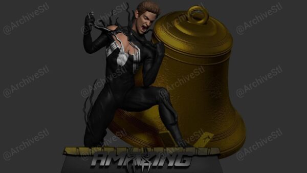 Symbiote Andrew Garfield Archivo Stl Para Impresion 3D
