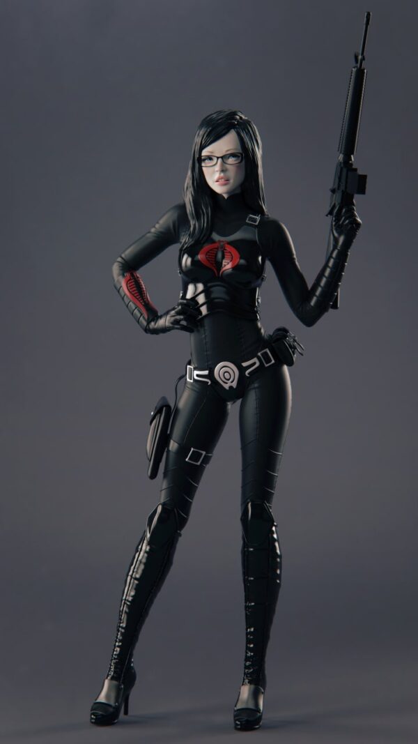 Ana Baroness Gi Joe Archivo Stl Para Impresion 3D