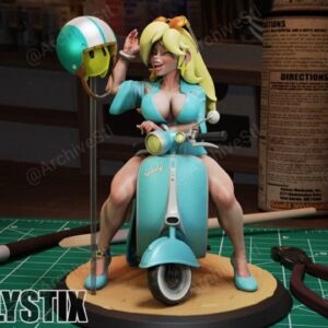 Vespa Rosalina Archivo Stl Para Impresion 3D