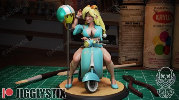 Vespa Rosalina Archivo Stl Para Impresion 3D