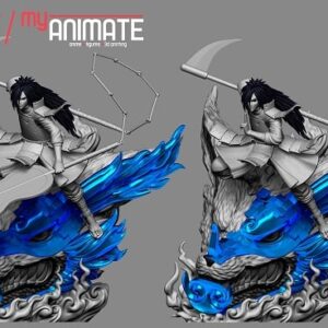 Madara Y Kurama Naruto Archivo Stl Para Impresion 3D