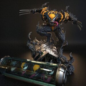 Wolverine Venomizado Archivo Stl Para Impresion 3D