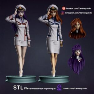 Minmay Lisa Archivo Stl Para Impresion 3D