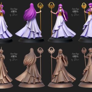Saori Athena Archivo Stl Para Impresion 3D