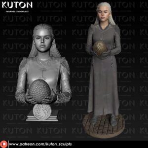 Rhaenyra Archivo Stl Para Impresion 3D