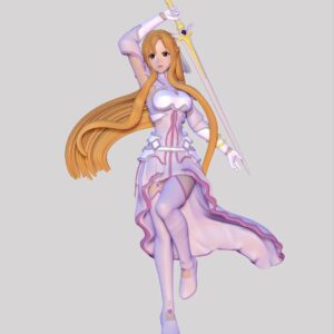 Asuna Sword Art Online Archivo Stl Para Impresion 3D