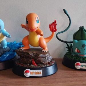 Bulbasaur Charmander Squirtle Archivo Stl Para Impresion 3D