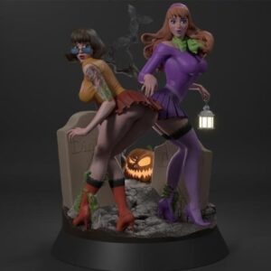 Graveyard Daphne Y Velma Archivo Stl Para Impresion 3D