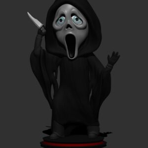 Little Big Head Ghostface Archivo Stl Para Impresion 3D
