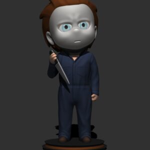 Big Head Michael Myers Archivo Stl Para Impresion 3D