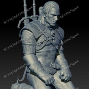 Witcher Geralt Archivo Stl Para Impresion 3D