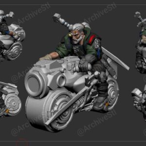 Cyber Witcher Archivo Stl Para Impresion 3D