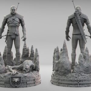 Witcher Geralt Stl Archivo Stl Para Impresion 3D