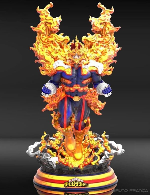 Endeavor My Hero Academy Archivo Stl Para Impresion 3D