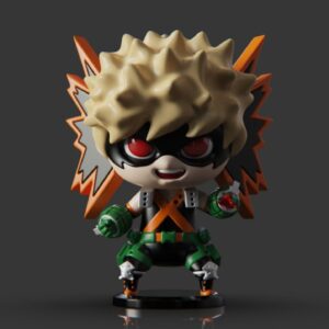 Plakit Bakugou Archivo Stl Para Impresion 3D