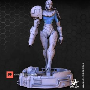 Metroid Samus Aran Archivo Stl Para Impresion 3D