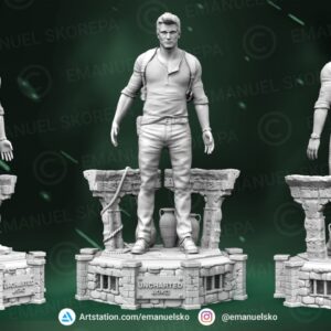 Nathan Drake Archivo Stl Para Impresion 3D