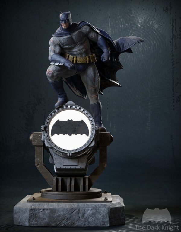 Batman Bati Señal Archivo Stl Para Impresion 3D