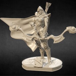 Drow Ranger Archivo Stl Para Impresion 3D