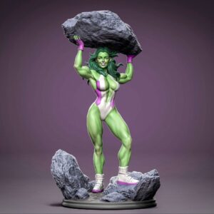 She Hulk Archivo Stl Para Impresion 3D