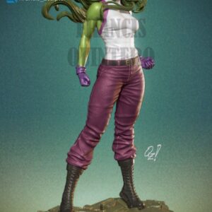 She Hulk Archivo Stl Para Impresion 3D